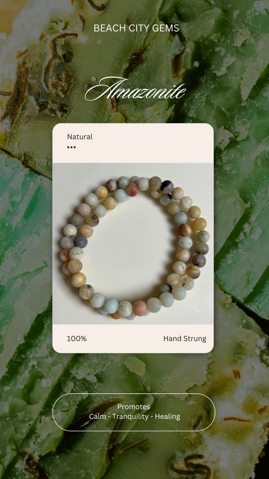 Find Your Zen: Amazonite Bracelet