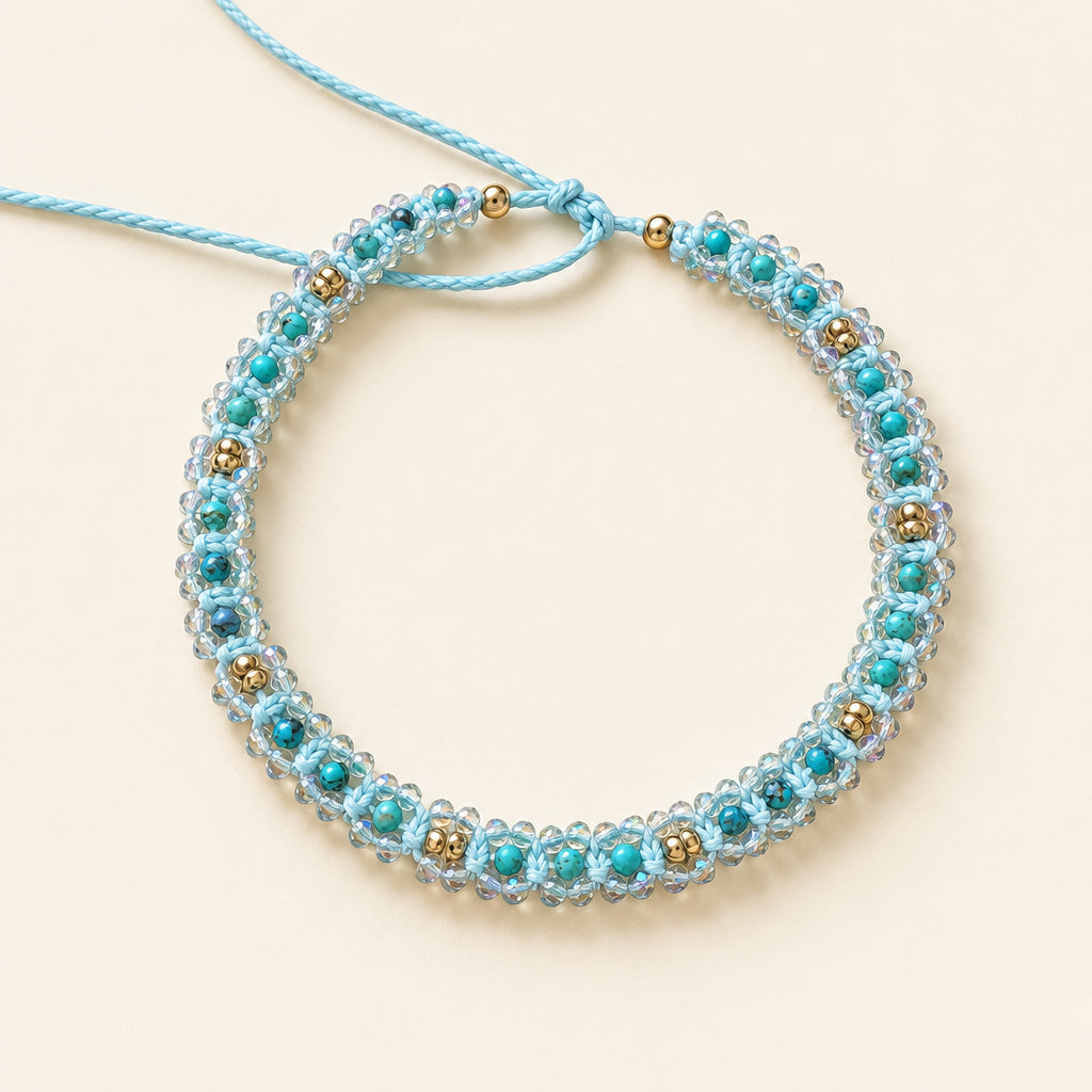 Threaded Turquoise and Labradorite