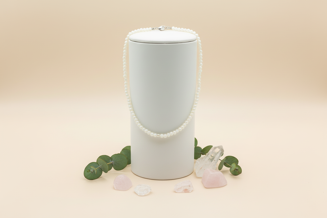 Moonlit Pearl Necklace