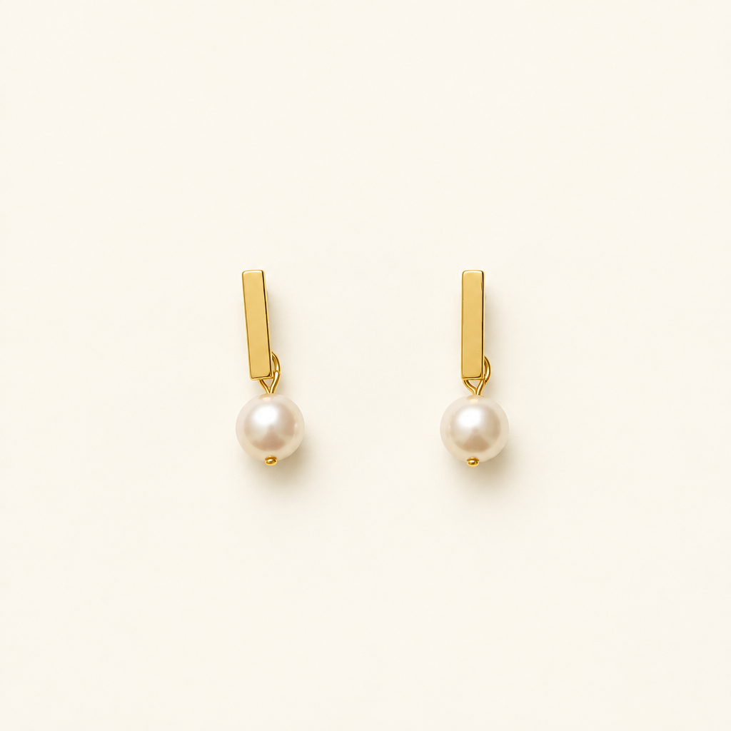 Lavender Tide Bar Earrings