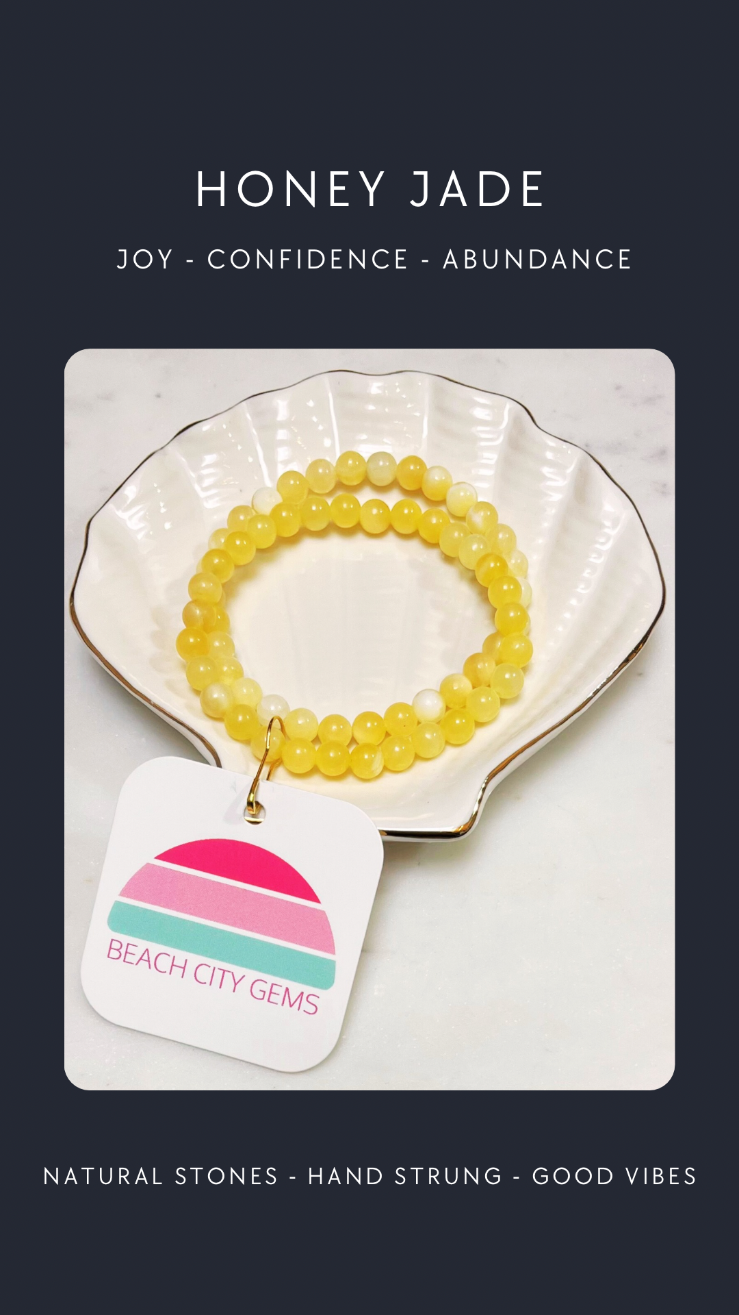 Honey Jade Bracelet