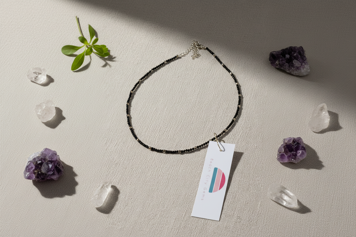 Golden Obsidian and Hematite Necklace