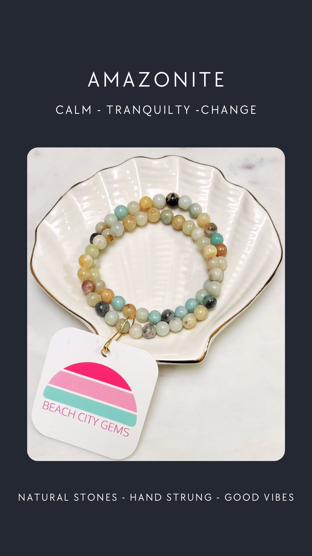 Amazonite Bracelet - Polished