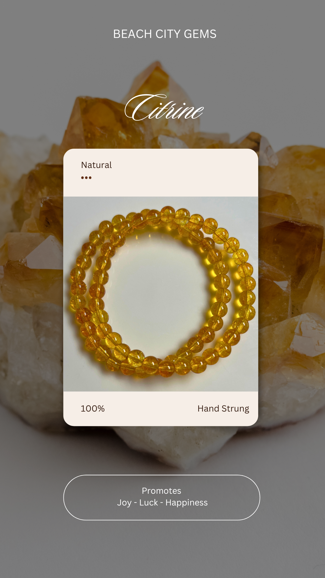 Citrine Bracelet