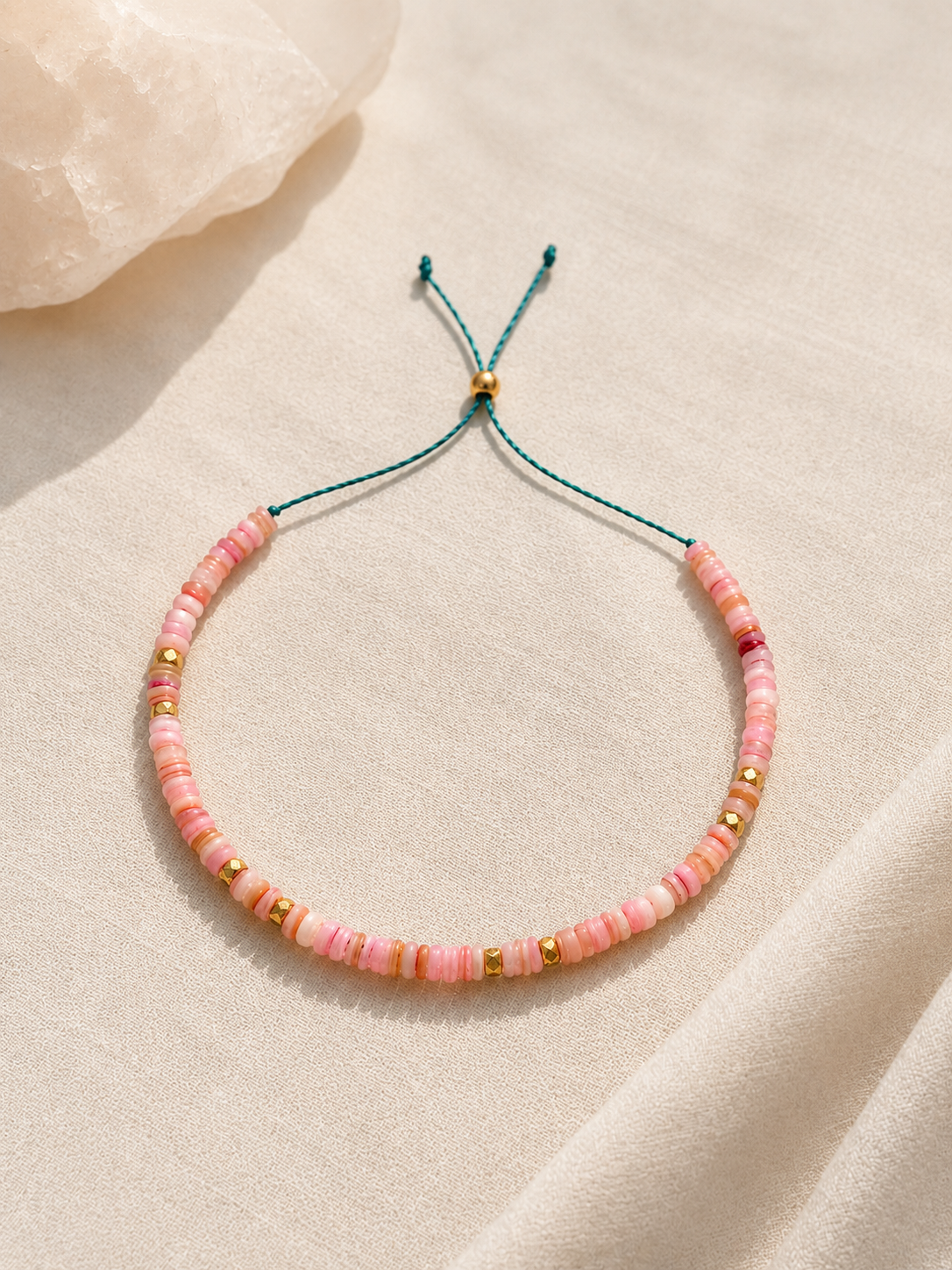 Sun washed Shell - Anklet and Bracelet