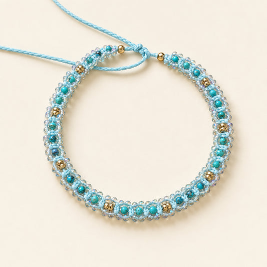 Threaded Turquoise and Labradorite