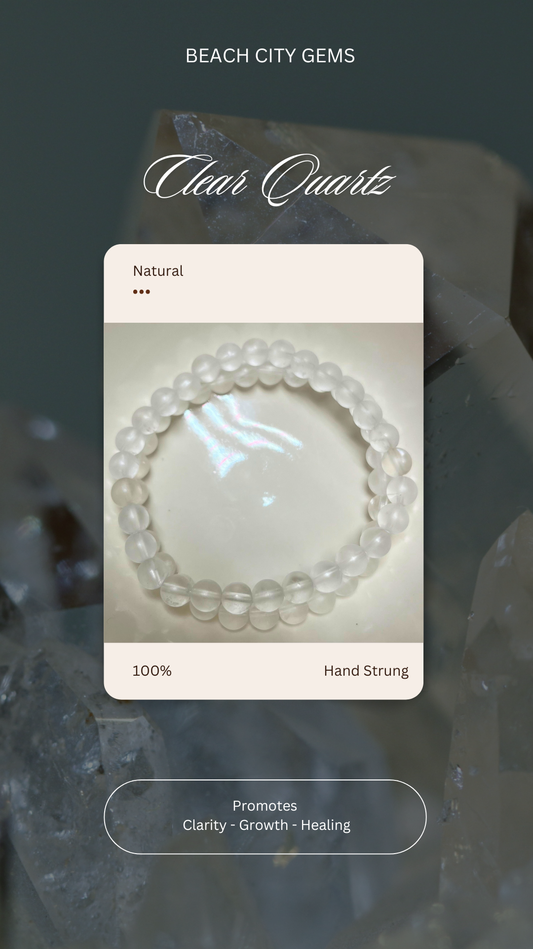 Clear Quartz Bracelet