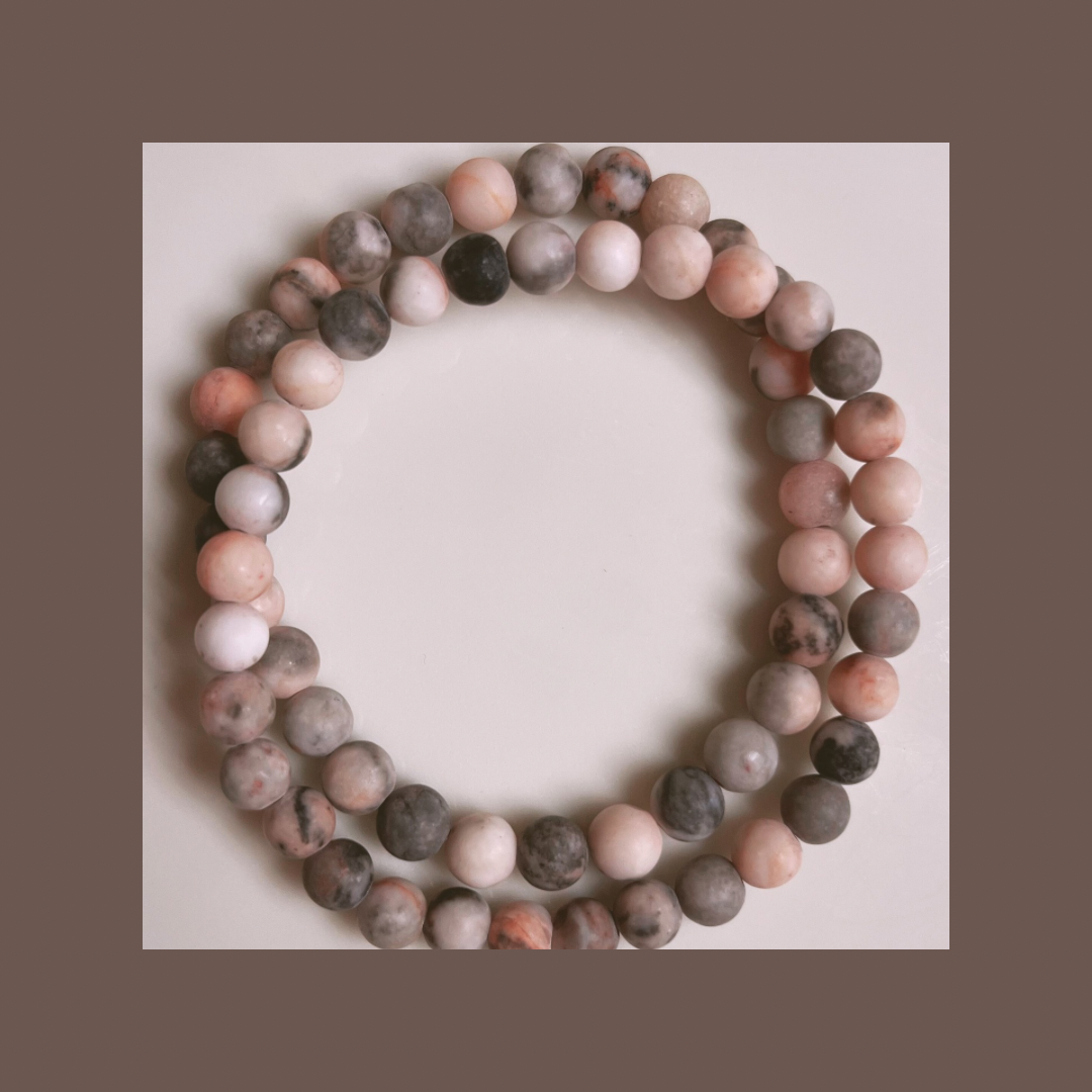 Pink Zebra Jasper Bracelet