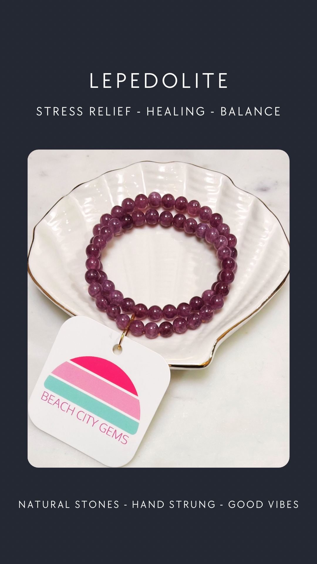 Sagittarius - Lepidolite Bracelet