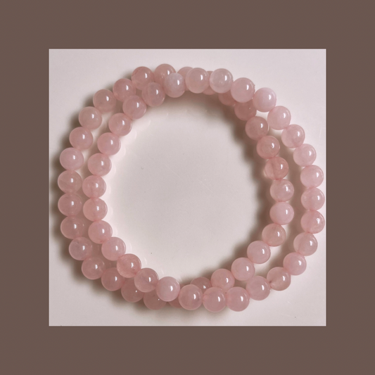 Natural Rose Quartz Bracelet