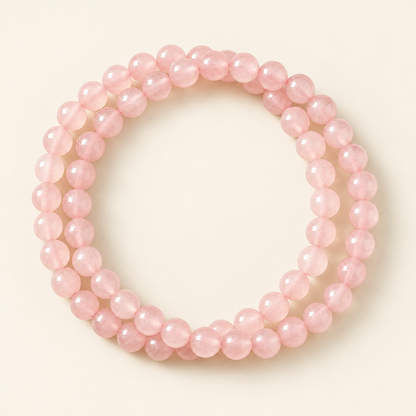 Natural Rose Quartz Bracelet