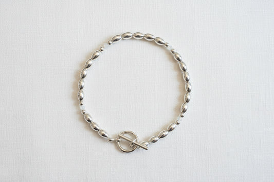 Silver & Moonstone Bracelet