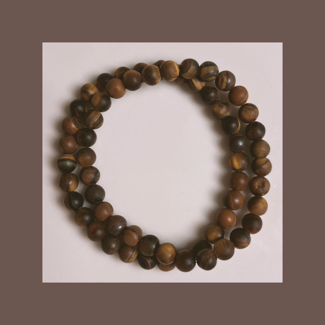 Matte Tigers Eye Bracelet
