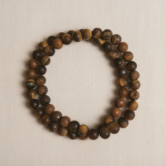 Matte Tigers Eye Bracelet