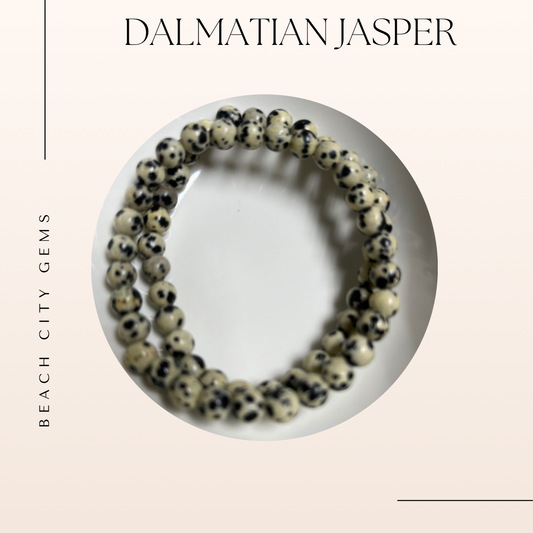 Dalmatian Jasper Bracelet