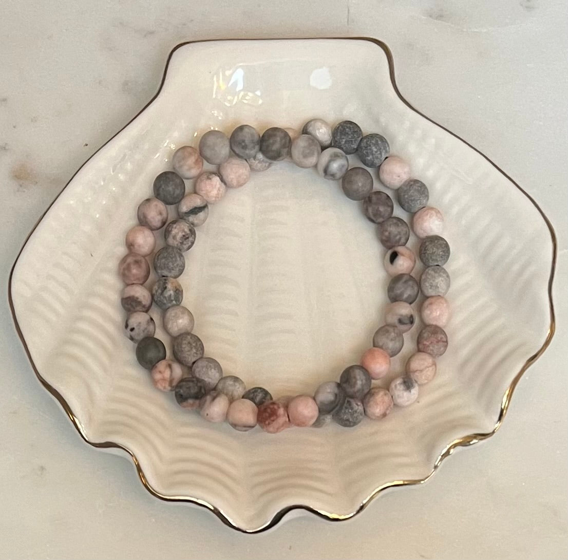 Pink Zebra Jasper Bracelet
