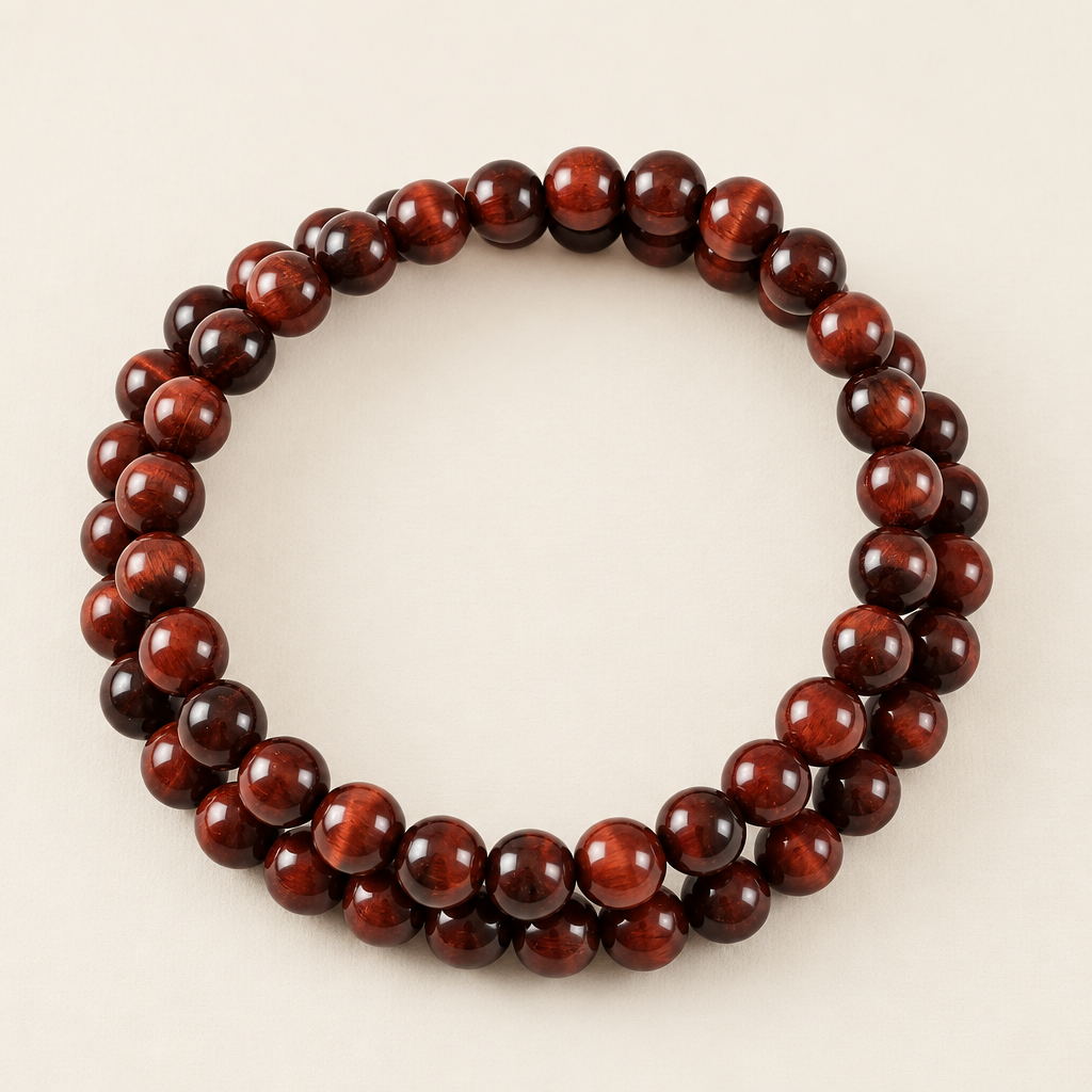 Red Tigers Eye Bracelet