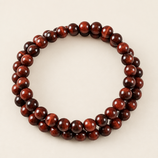 Red Tigers Eye Bracelet
