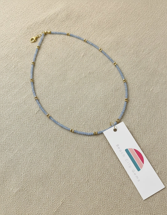 Aquamarine necklace