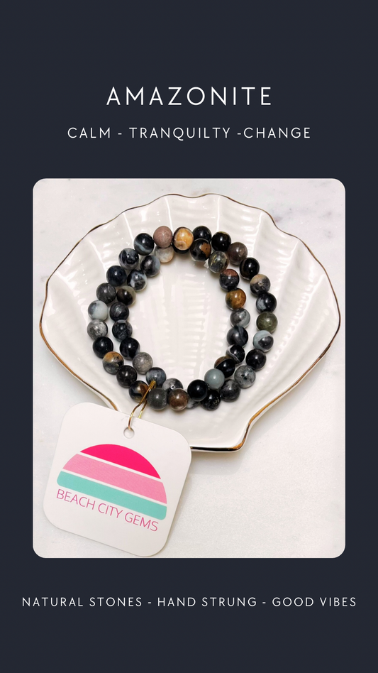 Flower Amazonite Bracelet