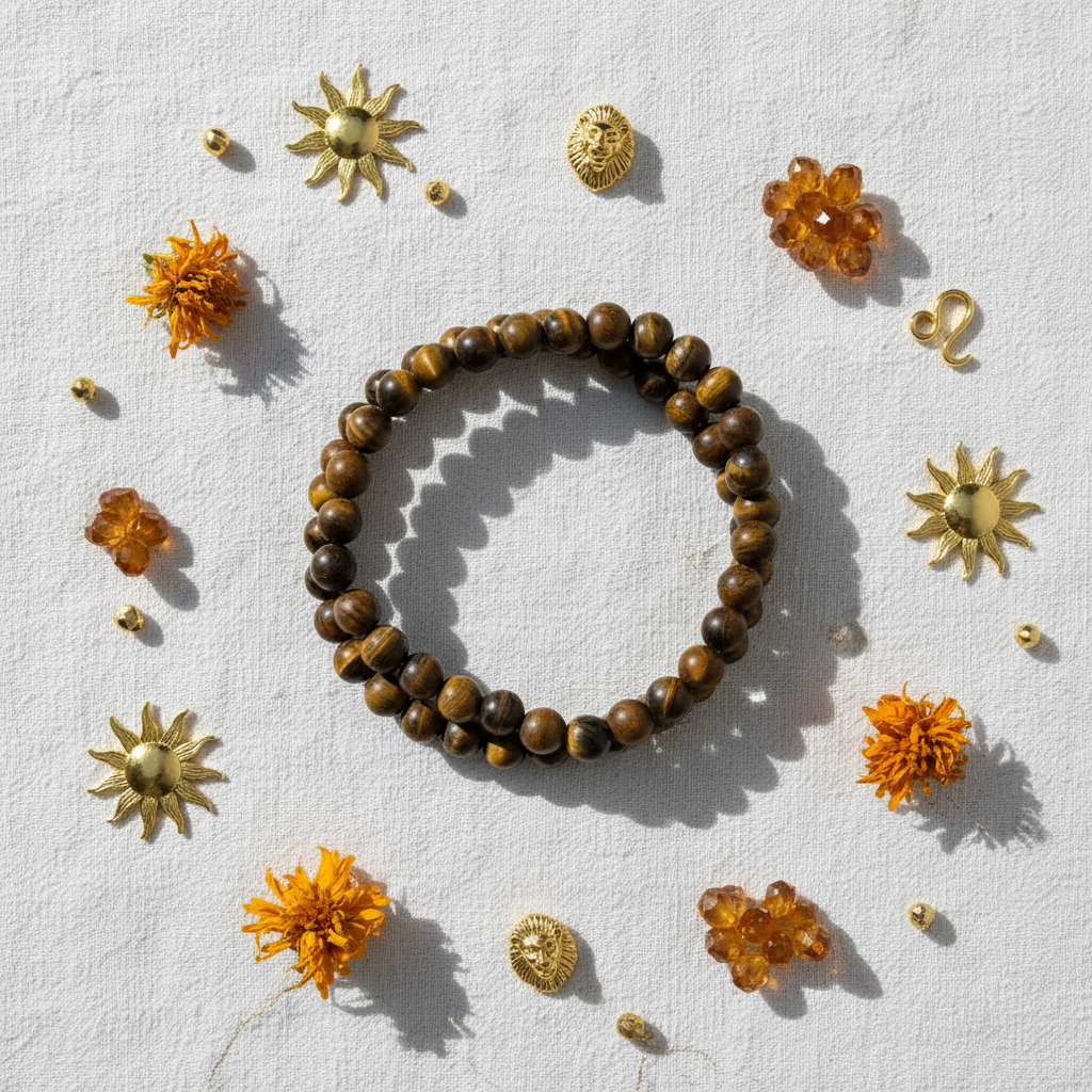 Leo - Matte Tigers Eye Bracelet