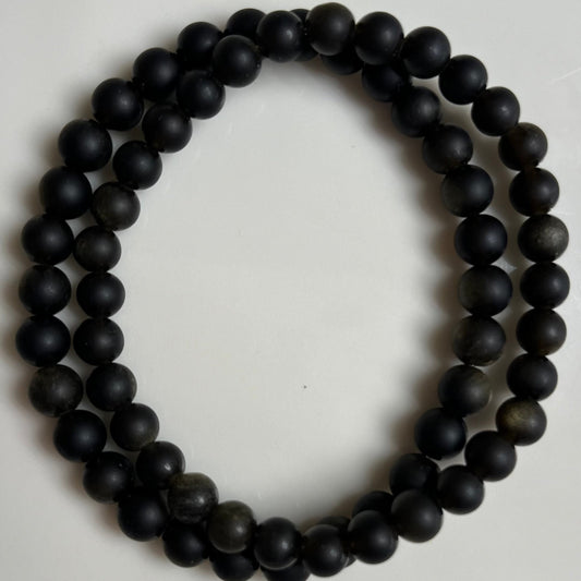 Golden Obsidian Bracelet 6mm