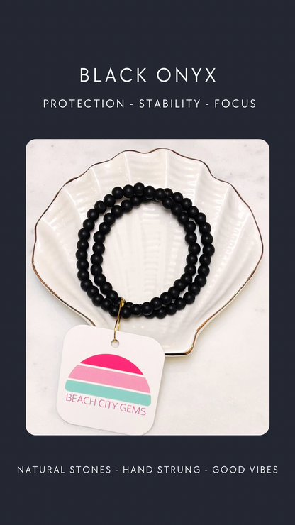 Black Onyx Bracelet 8mm